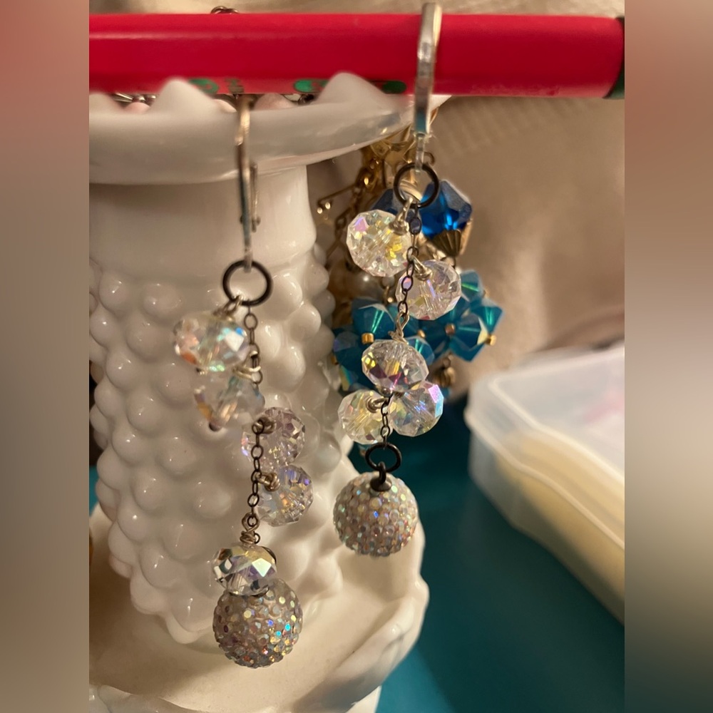 Elegant Swarovski Crystal Drop Earrings - Picture 7 of 15